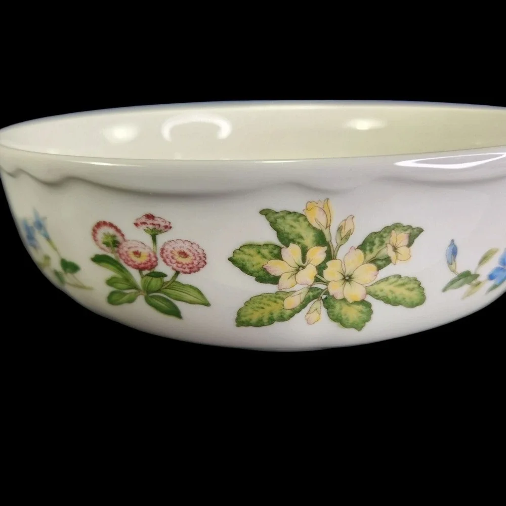 Noritake Casual Gourmet Garden Bowl Floral Lily Serving Salad Pasta Dining‎